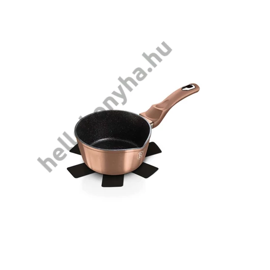 Berlinger Haus ROSE GOLD bevonatos nyeles lábos 16 cm 1,2 liter (indukciós)