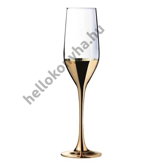 LUMINARC  ELECTRIC GOLD FLUTE pezsgős pohár 16 cl 4 db