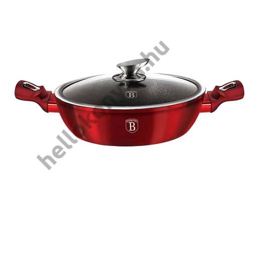 Berlinger Haus BURGUNDY bevonatos MÉLY SERPENYŐ füles 32 cm (szeletsütő) - INDUKCIÓS / BH-1261N / ​