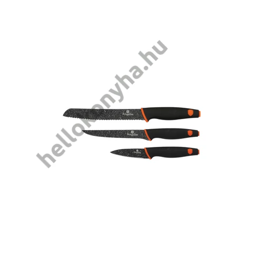 Berlinger Haus GRANIT DIAMOND LINE márvány bevonatos KÉSKÉSZLET 3 részes