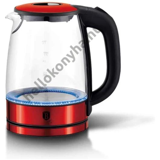 Berlinger Haus BURGUNDY elektromos VÍZFORRALÓ 1,7l 2200W / BH-9117 /