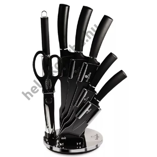 Berlinger Haus Black Silver bevonatos KÉSKÉSZLET 8 részes