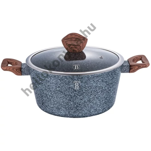 Berlinger Haus FOREST LINE bevonatos LÁBOS üvegfedővel 30 cm 8,0 l (indukciós) / BH-7150 /