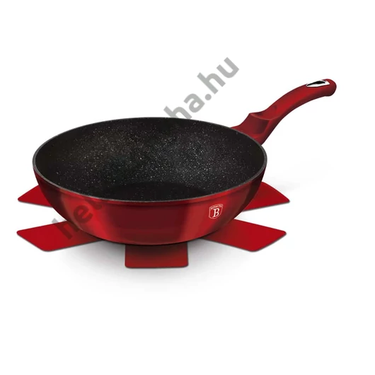 Berlinger Haus BURGUNDY bevonatos WOK 28cm / BH-1267N / 