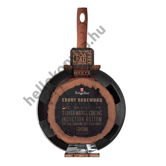 Berlinger Haus ROSEWOOD bevonatos SERPENYŐ 20 cm (szeletsütő) - INDUKCIÓS / BH-1712 /