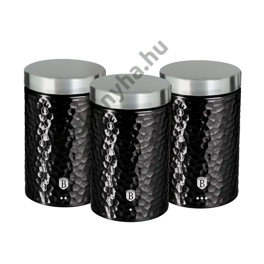 Berlinger Haus PRIMAL GLOSS bevonatos 3 db tároló 17,5x11cm / BH-6712 /