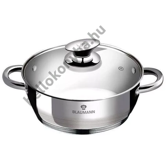 Blaumann PROFESSIONAL rozsdamentes fazék üvegfedővel 7,0 L (BL-3453)