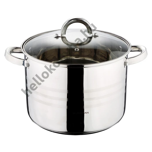 Blaumann GOURMET LINE rozsdamentes fazék üvegfedővel 2,1 L (BL-1006)