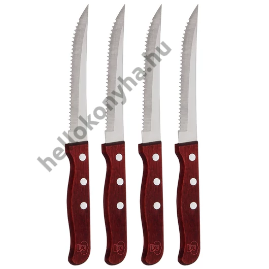 BLAUMANN fanyelű steak kés recés 4db BL-5013