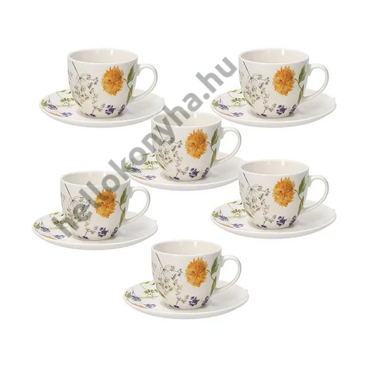 Tognana AUDREY IRIS porcelán teás készlet 20 cl (6 db) 