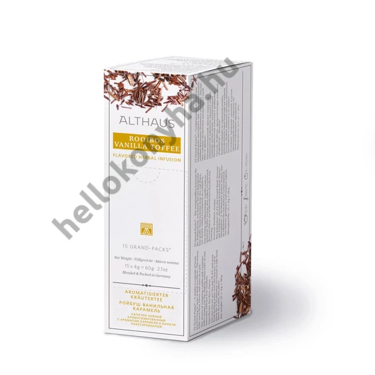 Althaus Rooibush Vanilla Toffee Tea 15x4g