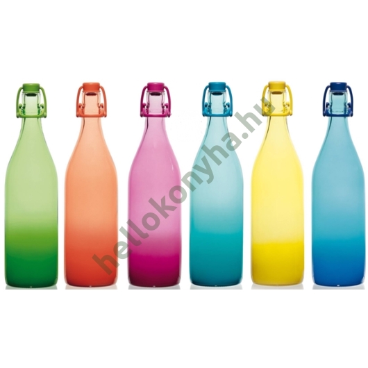 Cerve Lory Műanyag csatos üveg több színben