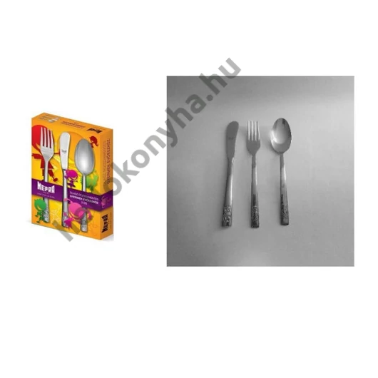 MEPRA rozsdamentes, INOX gyermek evőeszköz készlet GYEREKEKNEK! Imádnivaló!