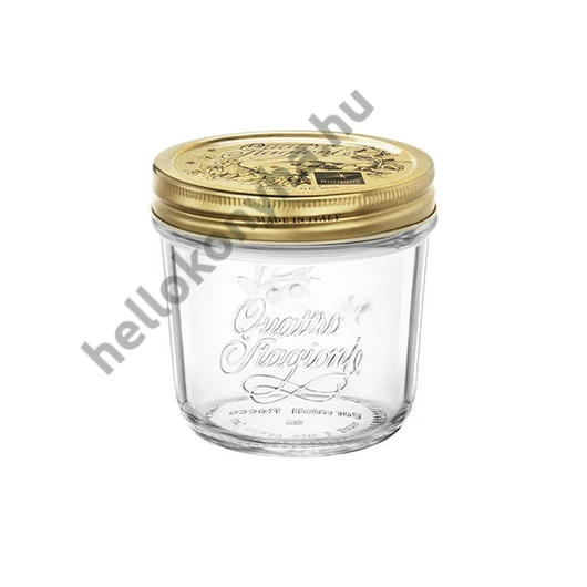 Bormioli Rocco QUATTRO tároló üveg+tető 0,2 l