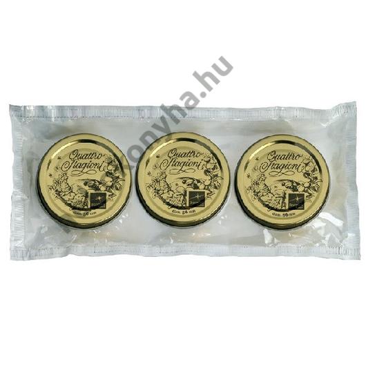 Bormioli Rocco QUATTRO üveghez tető 5,6cm 3db /0,15l-hez/