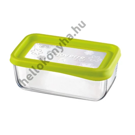 Bormioli Rocco FRIGOVERRE VERDE szögl. doboz 21x13cm