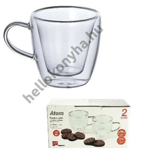 ATOM CAFFE csésze 75 ml 2 db