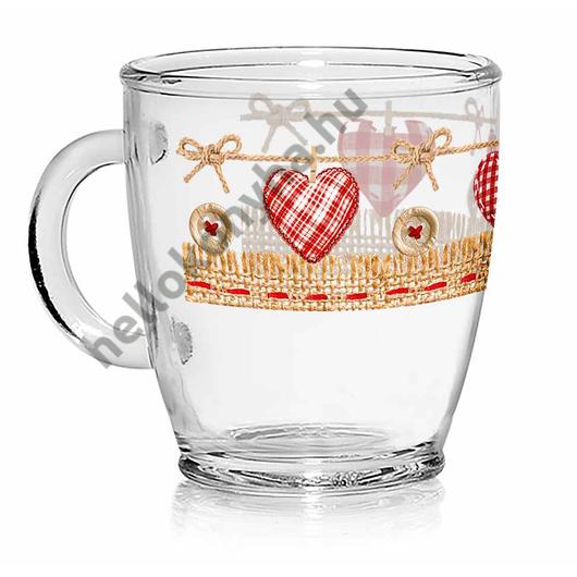 Karácsonyi porcelán bögre 38cl VALENTINA dekor