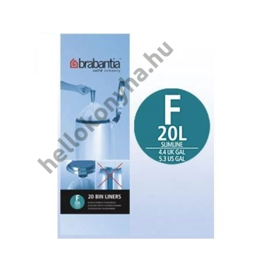 Brabantia Szemeteszsák 20l 20 db /47x54,5cm F/
