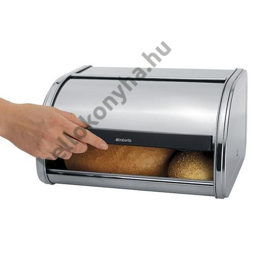Brabantia Fém kenyérdoboz 1 kg ROLL TOP MATT STEEL