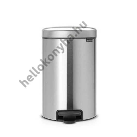Brabantia PEDAL BIN NEWICON pedálos szemetes 12L MATT STEEL FPP