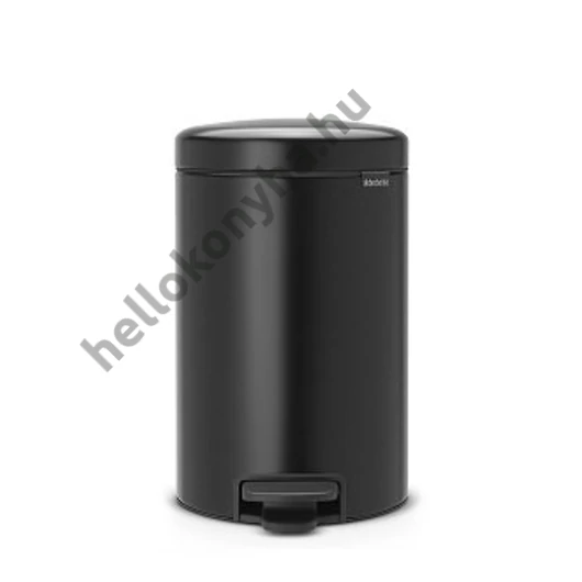 Brabantia PEDAL BIN NEWICON pedálos szemetes 12L MATT BLACK