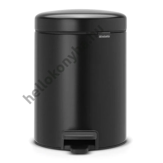 Brabantia PEDAL BIN NEWICON pedálos szemetes .5L MATT BLACK