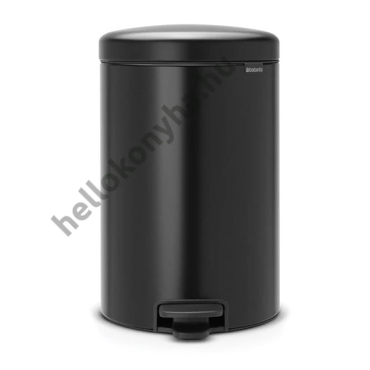 Brabantia PEDAL BIN NEWICON pedálos szemetes 20L MATT BLACK