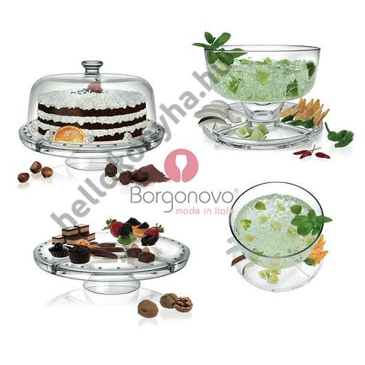 Borgonovo PALLADIO talpas tortatál +búra 31 cm 4 az 1-ben