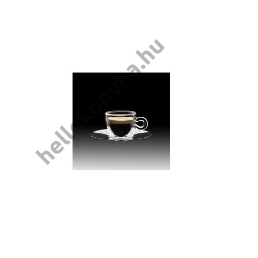 Luigi Bormioli THERMIC GLASS rozsdamentes alj+espresso csésze 6,5 cl  2 db