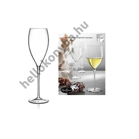 Luigi Bormioli MAGNIFICO FLUTE pezsgős pohár 32 cl 6 db