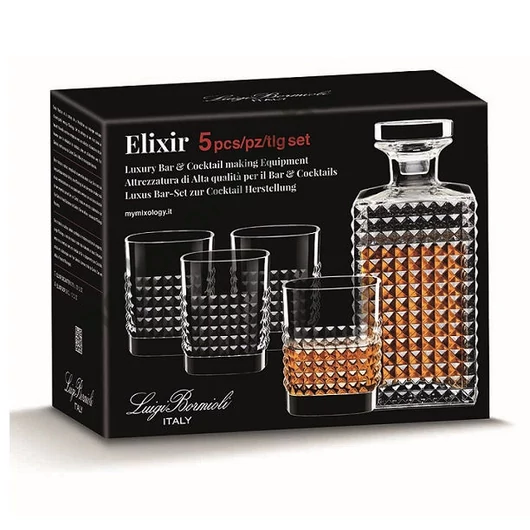 Luigi Bormioli MIXOLOGY ELIXIR whiskys set. 5db