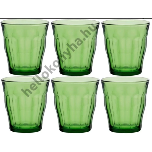Duralex PICARDIE GREEN pohár 31 cl (6 db)