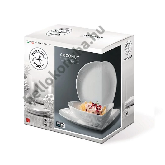 Bormioli Rocco COCONUT üveg étkészlet (18 részes)