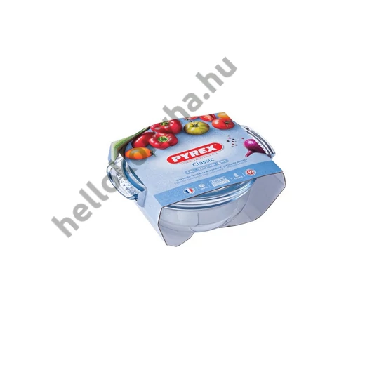 Pyrex kerek sütőtál+fedő 1,4 L (1l+0,4l ) /csom/