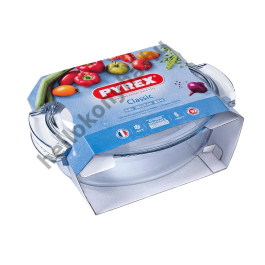 Pyrex ovál kacsasütő+fedő 5,8 L (4,4l+1,4l)