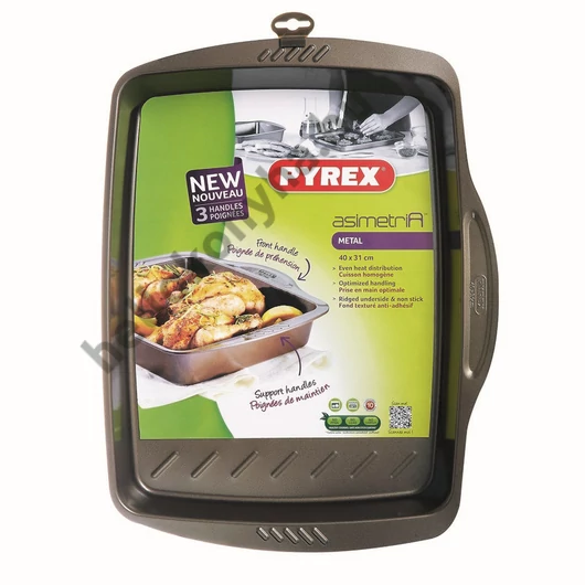 Pyrex ASIMETRIA bevonatos tepsi 40x31x6 cm