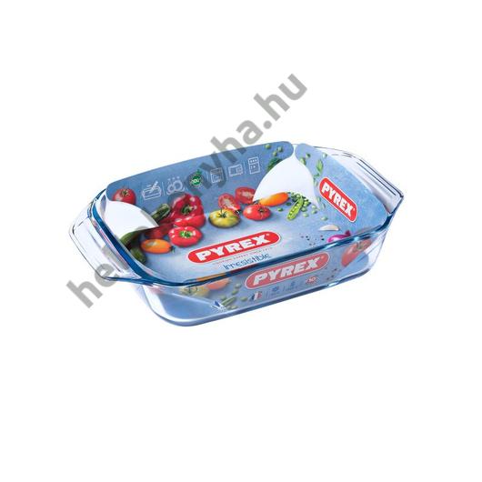 Pyrex IRRES szögl.sütőtál füles 31x20x6cm 2,2l