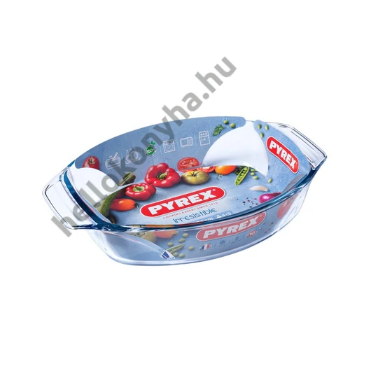 Pyrex IRRES ovál sütőtál füles 35x24x6cm 2,8 l