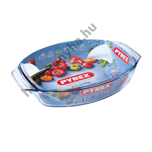 Pyrex IRRES ovál sütőtál füles 40x28x7cm 4,2l