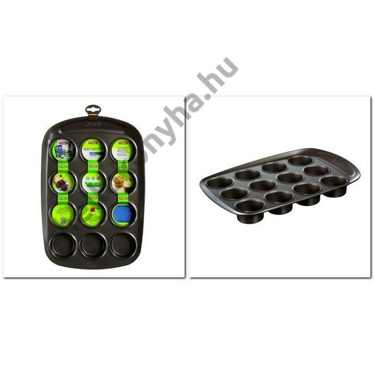 Pyrex ASIMETRIA bevonatos muffin sütőforma 12 lyukú