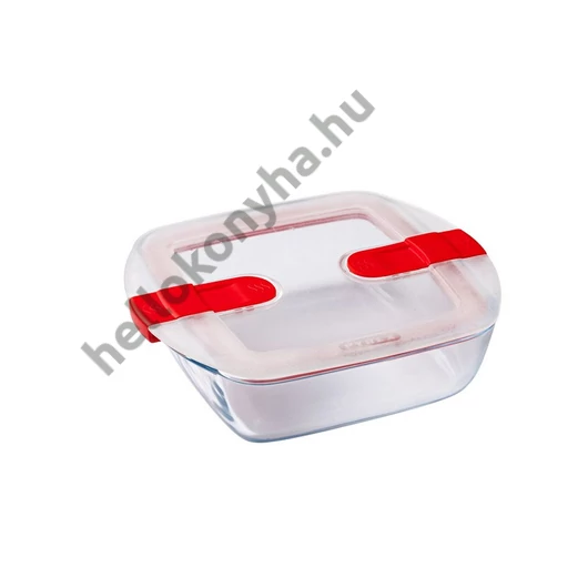 Pyrex COOK&HEAT tégl. sütőtál+műa.tető 23x15x6cm 1,1l