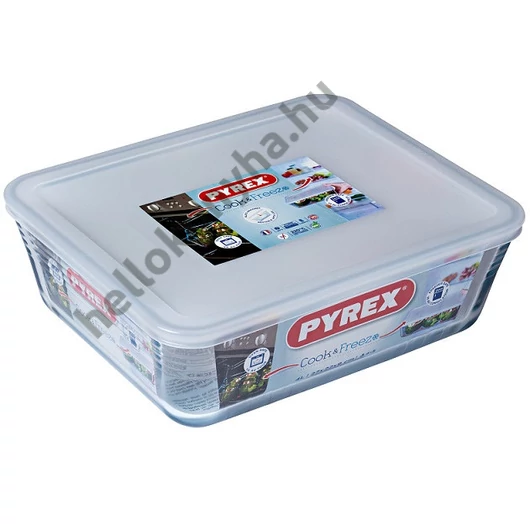 Pyrex COOK&FREEZE tégl. sütőtál+műa.tető 27x22x9 cm 4l