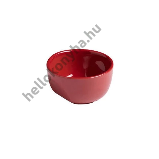 Pyrex kerámia souffle tálka 9cm CURVES RED