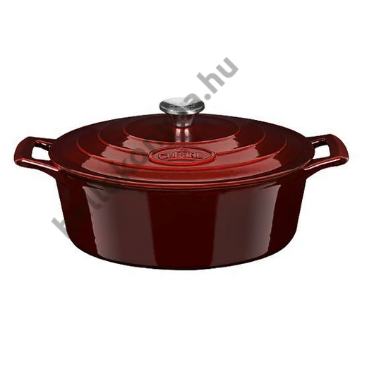 La Cuisine BERRY öntöttvas ovál sütőtál 29x11cm 4,75l+fedő