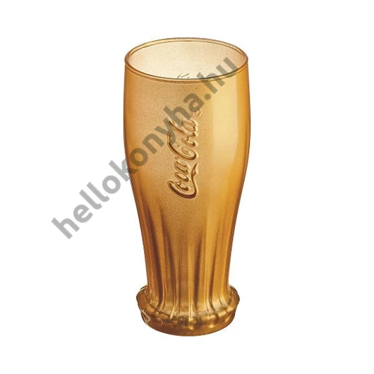 Arc COCA-COLA üdítős pohár 35 cl  CAPS SEQUIN GOLD