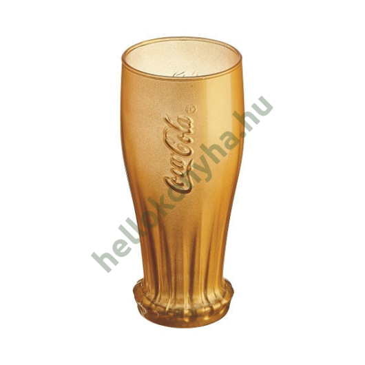 Arc COCA-COLA üdítős pohár 35 cl  CAPS SEQUIN GOLD