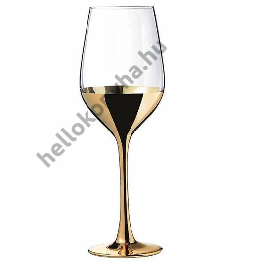 Luminarc ELECTRIC GOLD talpas pohár 35cl 4db