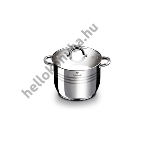 Blaumann rozsdamentes fazék üvegfedővel 3,2 L (BL-1007)