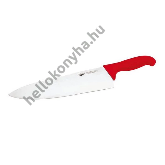 Paderno rozsdamentes konyhakés 20 cm piros nyél